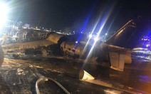 Máy bay Philippines chở bệnh nhân đi Nhật bốc cháy trên đường băng, 8 người chết