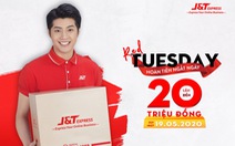 Gửi hàng ngày Red Tuesday - J&T Express hoàn tiền ‘khủng’