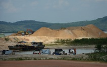 Giảm thời gian và công suất khai thác cát trong hồ Dầu Tiếng