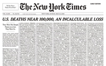 Dịch COVID-19: New York Times 'đếm không xuể' người chết tại Mỹ