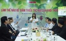 Làm thế nào giảm thiểu tác hại của khói thuốc lá?