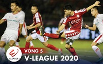 Kết quả và bảng xếp hạng vòng 5 V-League: Bình Dương và CLB TP.HCM chia nhau ngôi đầu