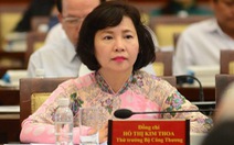 Khởi tố cựu thứ trưởng Bộ Công thương Hồ Thị Kim Thoa