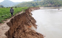 Thêm 40 tỉ đồng vá sông Krông Nô đang sạt lở trầm trọng