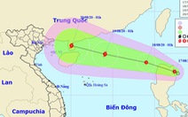Rạng sáng 17-8, áp thấp nhiệt đới hướng vào Bắc Biển Đông, khả năng thành bão