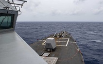 Mỹ lên án Trung Quốc bắn tên lửa ra Biển Đông, điều tàu áp sát Hoàng Sa