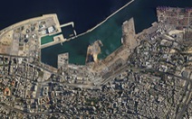 Khó ai nhận ra cảng Beirut trước và sau vụ nổ thảm khốc qua ảnh vệ tinh