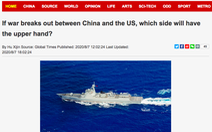 Hoàn Cầu Thời Báo: 'Nếu Mỹ - Trung chiến tranh, Trung Quốc sẵn sàng bắn phát thứ hai'