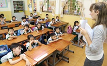 Chương trình tích hợp ở TP.HCM giảm giờ học với giáo viên nước ngoài
