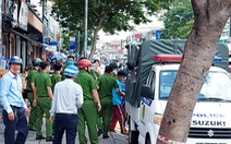 Thực nghiệm hiện trường vụ cháy chi nhánh Ngân hàng Eximbank ở Gò Vấp