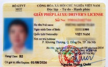 Chính phủ: Đồng ý giấy phép lái xe có 12 điểm/năm, vi phạm bị trừ hết điểm phải thi lại
