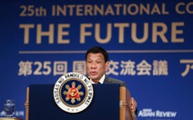 Ông Duterte từ chối theo Mỹ phạt 24 công ty Trung Quốc xây đảo nhân tạo