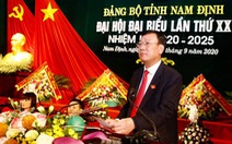 Ông Đoàn Hồng Phong tái đắc cử bí thư Tỉnh ủy Nam Định
