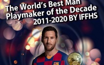 Messi là 'vua kiến tạo của thập kỷ', Ronaldo chỉ xếp thứ 12