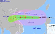 Bão số 8 hướng vào Thanh Hóa - Quảng Bình, suy yếu trước khi đổ bộ