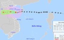 Bão số 8 đã vào biển phía Bắc Việt Nam, gió giật cấp 11, sẽ suy yếu thành áp thấp nhiệt đới