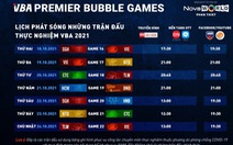 Lịch phát sóng tuần 3 của VBA Premier Bubble Games