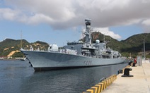 Uy lực của khinh hạm Anh HMS Richmond đang thăm Việt Nam