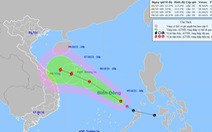 Áp thấp nhiệt đới tăng tốc, hướng vào quần đảo Hoàng Sa, có thể thành bão
