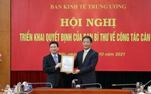 Bổ nhiệm ông Nguyễn Duy Hưng làm phó trưởng Ban Kinh tế Trung ương