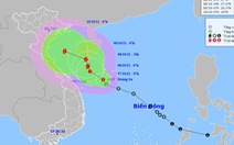 Áp thấp nhiệt đới đi chậm lại, tương tác với không khí lạnh rất đáng lo