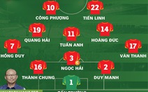 Đội hình ra sân tuyển Việt Nam - Saudi Arabia: Công Phượng đá chính, Thành Chung thay Tiến Dũng