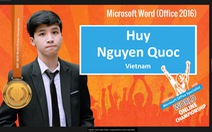 Việt Nam lập cú đúp huy chương vàng, huy chương bạc Vô địch Tin học văn phòng thế giới