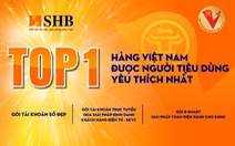 Nhiều sản phẩm SHB xuất sắc là Hàng Việt Nam được yêu thích nhất
