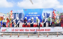 DCT Partners tổ chức lễ cất nóc tháp Charm Ruby thuộc khu phức hợp Charm City Bình Dương