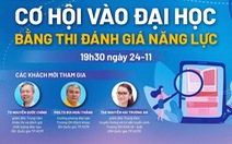 Trực tiếp: Tư vấn ‘Cơ hội vào đại học bằng thi đánh giá năng lực’