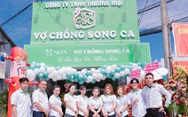 Huỳnh Thọ Hùng - Kim Cương khai trương công ty 'Vợ chồng song ca' tại trụ sở mới