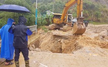 Miền núi Quảng Nam khắc phục các điểm sạt lở sau mưa lũ