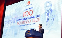 Kỷ niệm 100 năm sinh nhà ngoại giao Nguyễn Cơ Thạch