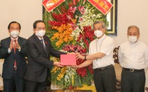 Phó chủ tịch thường trực Quốc hội Trần Thanh Mẫn thăm, chúc Giáng sinh tại TP.HCM
