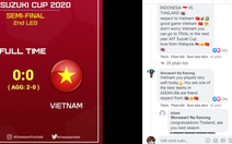 Cổ động viên châu Á chia sẻ với đội tuyển Việt Nam: 'Các bạn đã chơi tốt hôm nay'