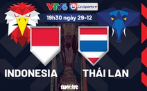 Lịch trực tiếp chung kết lượt đi AFF Cup 2020: Indonesia - Thái Lan