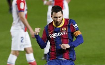 Hai lần sút xa ghi bàn đẹp mắt, Messi giúp Barca 'vùi dập' Alaves