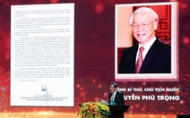 Tổng bí thư, Chủ tịch nước Nguyễn Phú Trọng chúc mừng báo Nhân Dân kỷ niệm 70 năm ra số đầu tiên