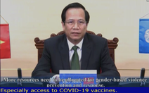 Việt Nam kêu gọi thế giới ưu tiên phụ nữ, trẻ em được tiếp cận vắc xin COVID-19
