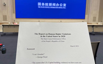 Trung Quốc tung sớm báo cáo nhân quyền về Mỹ