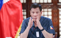 Ông Duterte nói với đại sứ Trung Quốc: 'Tàu nhiều vậy, nước nào cũng phải lo'