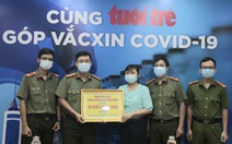 Tuổi trẻ Công an TP.HCM tham gia ‘góp vắc xin COVID-19’