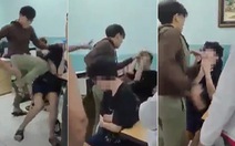 2 thiếu niên 14 tuổi bị đấm đá dã man trong phòng giám thị ở Trường THCS Nguyễn Văn Tố, Q.10