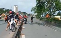 Clip dân quay cảnh 'quái xế' chặn đường Nguyễn Văn Linh quậy giữa ban ngày
