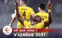 Kết quả, bảng xếp hạng V-League 2021: HAGL số 1, Hà Nội khó giữ vị trí thứ 5, CLB TP.HCM lâm nguy