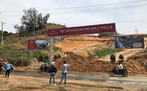 Cát đỏ dự án Goldsand Hill Villa lại sạt lở ngập đường ở TP Phan Thiết