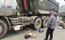 Xe tải cán chết hai mẹ con trên đường ‘tử thần’ ở Nghệ An