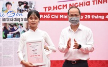 Trao giải Sài Gòn bao dung - TP.HCM nghĩa tình: 'Thầy ơi, hôm nay con rất vui'