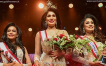 Bị đoạt vương miện trên sân khấu, hoa hậu Quý bà quốc tế Sri Lanka 2021 vừa đi vừa khóc
