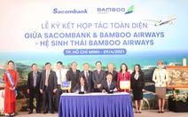 Chủ tịch Sacombank tại lễ ký hợp tác toàn diện với Bamboo Airways: ‘Hai thương hiệu, triệu giá trị’